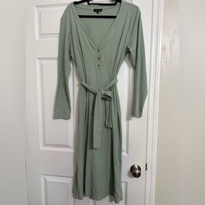 1. State Sage Long Sleeve sweater Dress with Button Detail
